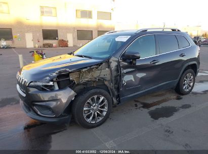 2019 JEEP CHEROKEE LATITUDE PLUS FWD Gray  Gasoline 1C4PJLLB9KD130266 photo #3