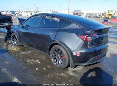 2024 TESLA MODEL Y PERFORMANCE DUAL MOTOR ALL-WHEEL DRIVE Gray  Electric 7SAYGDEF3RF050069 photo #4