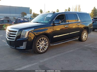 2017 CADILLAC ESCALADE ESV LUXURY Black  Gasoline 1GYS3HKJ7HR127432 photo #3