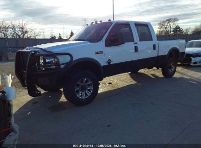 2004 FORD F-350 LARIAT/XL/XLT White  Diesel 1FTSW31P04EA27888 photo #3