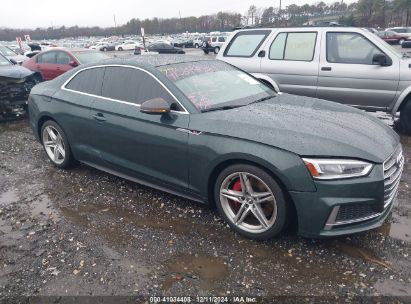 2018 AUDI S5 3.0T PREMIUM PLUS Green  Gasoline WAUP4AF59JA004147 photo #1