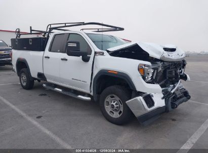 2021 GMC SIERRA 2500HD 2WD  LONG BED White  Gasoline 1GT58LE73MF291182 photo #1