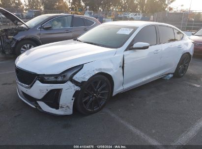 2022 CADILLAC CT5 SPORT White  gas 1G6DP5RK1N0120981 photo #3