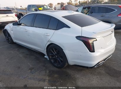 2022 CADILLAC CT5 SPORT White  gas 1G6DP5RK1N0120981 photo #4