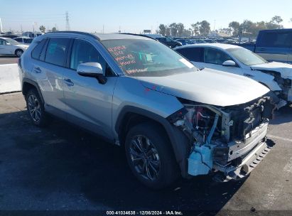 2022 TOYOTA RAV4 HYBRID XLE PREMIUM Silver  Hybrid 2T3B6RFV6NW037538 photo #1