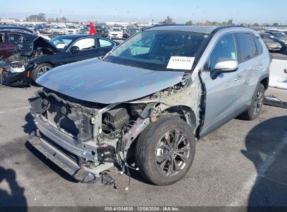 2022 TOYOTA RAV4 HYBRID XLE PREMIUM Silver  Hybrid 2T3B6RFV6NW037538 photo #3