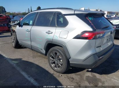 2022 TOYOTA RAV4 HYBRID XLE PREMIUM Silver  Hybrid 2T3B6RFV6NW037538 photo #4