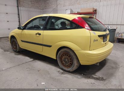 2004 FORD FOCUS ZX3 Yellow  Gasoline 3FAFP31344R104714 photo #4