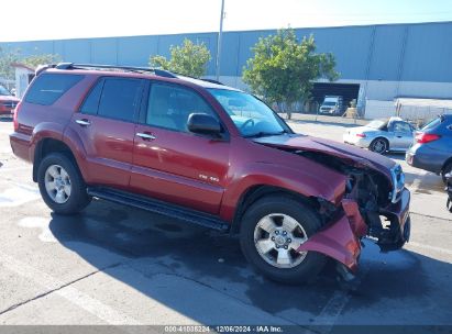 2006 TOYOTA 4RUNNER SR5 V6 Burgundy  Gasoline JTEBU14R568062379 photo #1