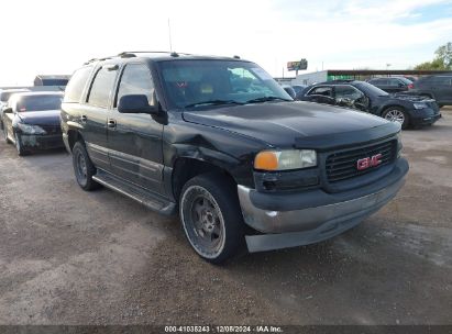 2003 GMC YUKON SLT Black  Flexible Fuel 1GKEC13Z23R283812 photo #1