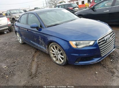 2015 AUDI A3 2.0T PREMIUM Blue  Flexible Fuel WAUBFGFF6F1140355 photo #1