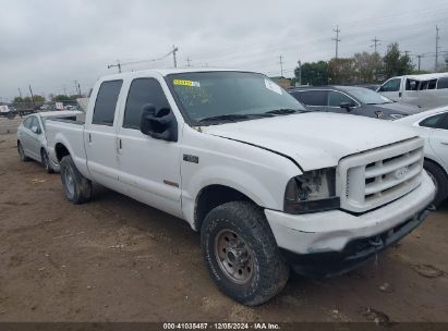 2004 FORD F-250 LARIAT/XL/XLT White  Diesel 1FTNW21P24EA98114 photo #1