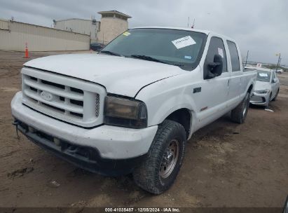 2004 FORD F-250 LARIAT/XL/XLT White  Diesel 1FTNW21P24EA98114 photo #3