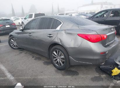 2016 INFINITI Q50 3.0T PREMIUM Gray  Gasoline JN1EV7AP8GM302749 photo #4