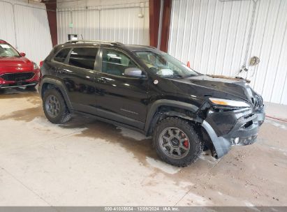 2014 JEEP CHEROKEE TRAILHAWK Black  Flexible Fuel 1C4PJMBS8EW157135 photo #1