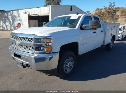 2019 CHEVROLET SILVERADO 2500HD WT White  Flexible Fuel 2GB2CREG5K1219672 photo #3