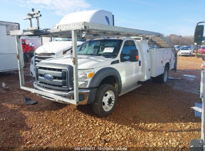 2016 FORD F-550 CHASSIS XL White  Gasoline 1FDUF5GY0GEC07439 photo #3