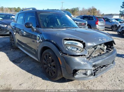 2019 MINI E COUNTRYMAN COOPER S Gray  Hybrid WMZYU7C5XK3F93216 photo #1