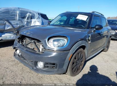 2019 MINI E COUNTRYMAN COOPER S Gray  Hybrid WMZYU7C5XK3F93216 photo #3