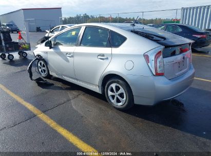 2012 TOYOTA PRIUS THREE Silver  Hybrid JTDKN3DU0C1594760 photo #4