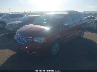 2015 CHRYSLER TOWN & COUNTRY TOURING-L Maroon  Flexible Fuel 2C4RC1CG2FR582257 photo #3