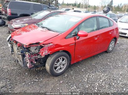 2010 TOYOTA PRIUS II Red  hybrid engine JTDKN3DU7A5011669 photo #3