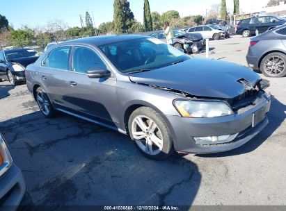 2014 VOLKSWAGEN PASSAT 2.0L TDI SEL PREMIUM Gray  Diesel 1VWCN7A34EC075013 photo #1