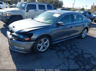 2014 VOLKSWAGEN PASSAT 2.0L TDI SEL PREMIUM Gray  Diesel 1VWCN7A34EC075013 photo #3