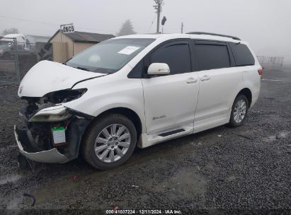 2016 TOYOTA SIENNA LIMITED PREMIUM 7 PASSENGER White  Gasoline 5TDYK3DC6GS706142 photo #3