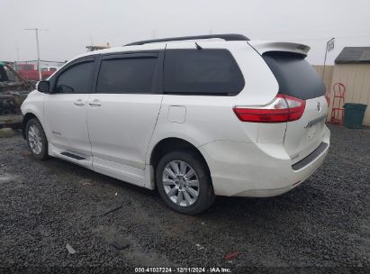 2016 TOYOTA SIENNA LIMITED PREMIUM 7 PASSENGER White  Gasoline 5TDYK3DC6GS706142 photo #4