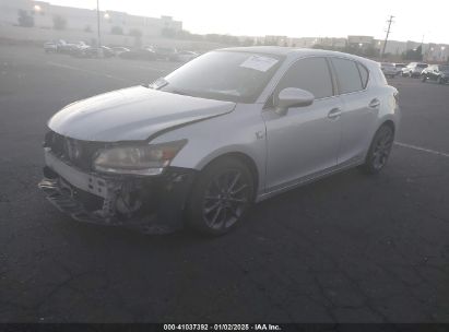 2012 LEXUS CT 200H PREMIUM Silver  Hybrid JTHKD5BH3C2098591 photo #3