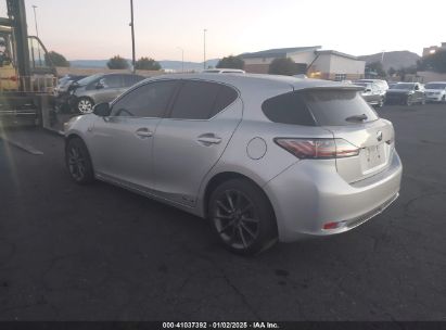 2012 LEXUS CT 200H PREMIUM Silver  Hybrid JTHKD5BH3C2098591 photo #4