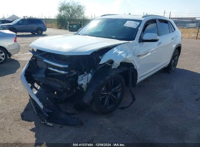 2021 VOLKSWAGEN ATLAS CROSS SPORT 3.6L V6 SE W/TECHNOLOGY R-LINE White  Gasoline 1V2PE2CA1MC202476 photo #3