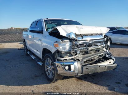 2016 TOYOTA TUNDRA LIMITED 5.7L V8 White  Flexible Fuel 5TFFW5F19GX205145 photo #1