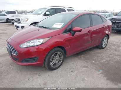 2017 FORD FIESTA SE Burgundy  Gasoline 3FADP4BJ5HM171545 photo #3