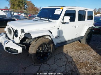 2021 JEEP WRANGLER UNLIMITED HIGH ALTITUDE 4X4 White  Diesel 1C4HJXEM4MW749276 photo #3