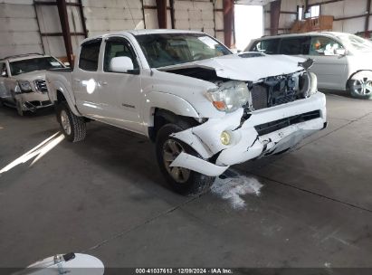 2007 TOYOTA TACOMA DOUBLE CAB White  Gasoline 5TELU42N37Z428477 photo #1