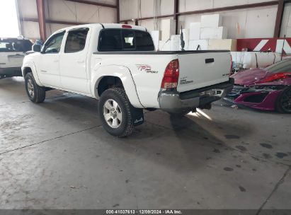 2007 TOYOTA TACOMA DOUBLE CAB White  Gasoline 5TELU42N37Z428477 photo #4