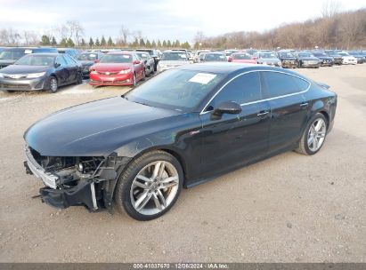 2014 AUDI A7 3.0T PREMIUM PLUS Black  Gasoline WAU2GAFC7EN059839 photo #3