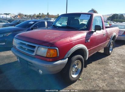 1996 FORD RANGER Red  Gasoline 1FTCR11A1TUA63721 photo #3