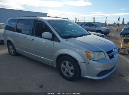 2012 DODGE GRAND CARAVAN SXT Silver  Flexible Fuel 2C4RDGCG7CR318222 photo #1