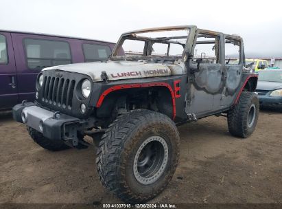 2018 JEEP WRANGLER JK UNLIMITED SAHARA Gray  Flexible Fuel 1C4BJWEG5JL904019 photo #3