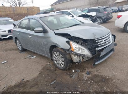 2013 NISSAN SENTRA S Silver  Gasoline 3N1AB7AP7DL783400 photo #1