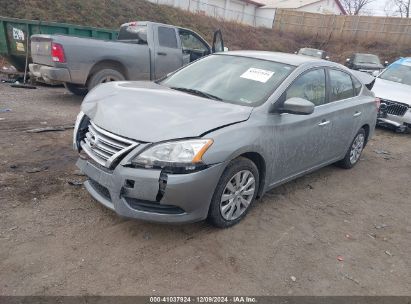 2013 NISSAN SENTRA S Silver  Gasoline 3N1AB7AP7DL783400 photo #3