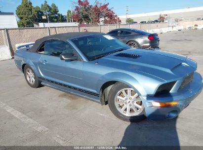 2006 FORD MUSTANG V6 Light Blue  Gasoline 1ZVFT84N665230270 photo #1