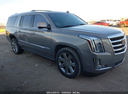 2018 CADILLAC ESCALADE ESV PREMIUM LUXURY Gray  Gasoline 1GYS4JKJ1JR342458 photo #1