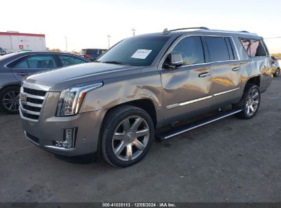 2018 CADILLAC ESCALADE ESV PREMIUM LUXURY Gray  Gasoline 1GYS4JKJ1JR342458 photo #3