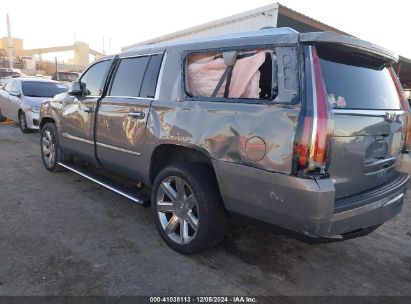 2018 CADILLAC ESCALADE ESV PREMIUM LUXURY Gray  Gasoline 1GYS4JKJ1JR342458 photo #4