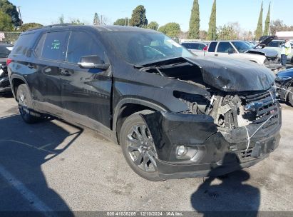 2021 CHEVROLET TRAVERSE FWD RS Black  Gasoline 1GNERJKW2MJ217768 photo #1