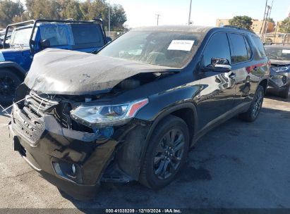 2021 CHEVROLET TRAVERSE FWD RS Black  Gasoline 1GNERJKW2MJ217768 photo #3